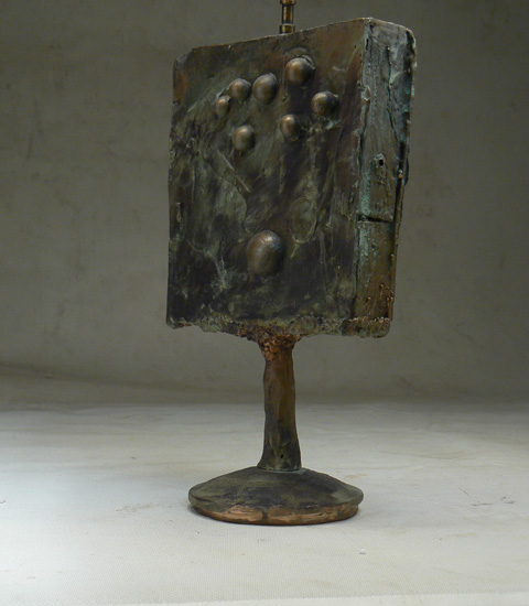 art contemporain, art design lampe sculpture, luminaire d'art